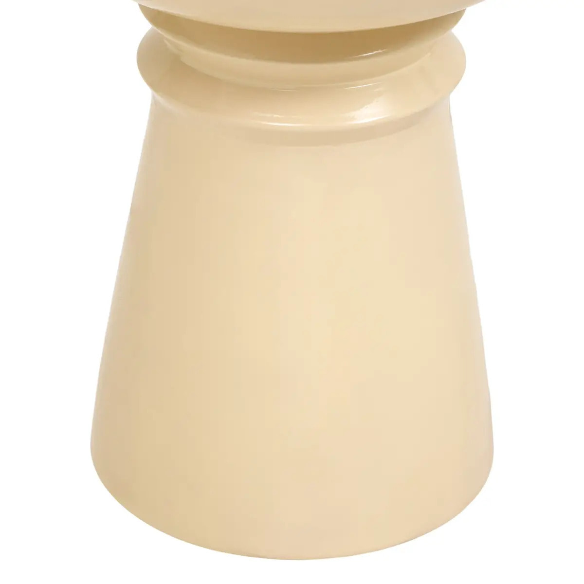Table d'appoint Jaya ronde D.38cm blanc