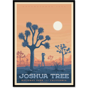 Affiche - Joshua tree - Olahoop Travel Posters