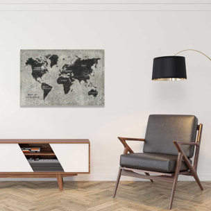 Tableau Carte du monde punky Tableau alu Dibond