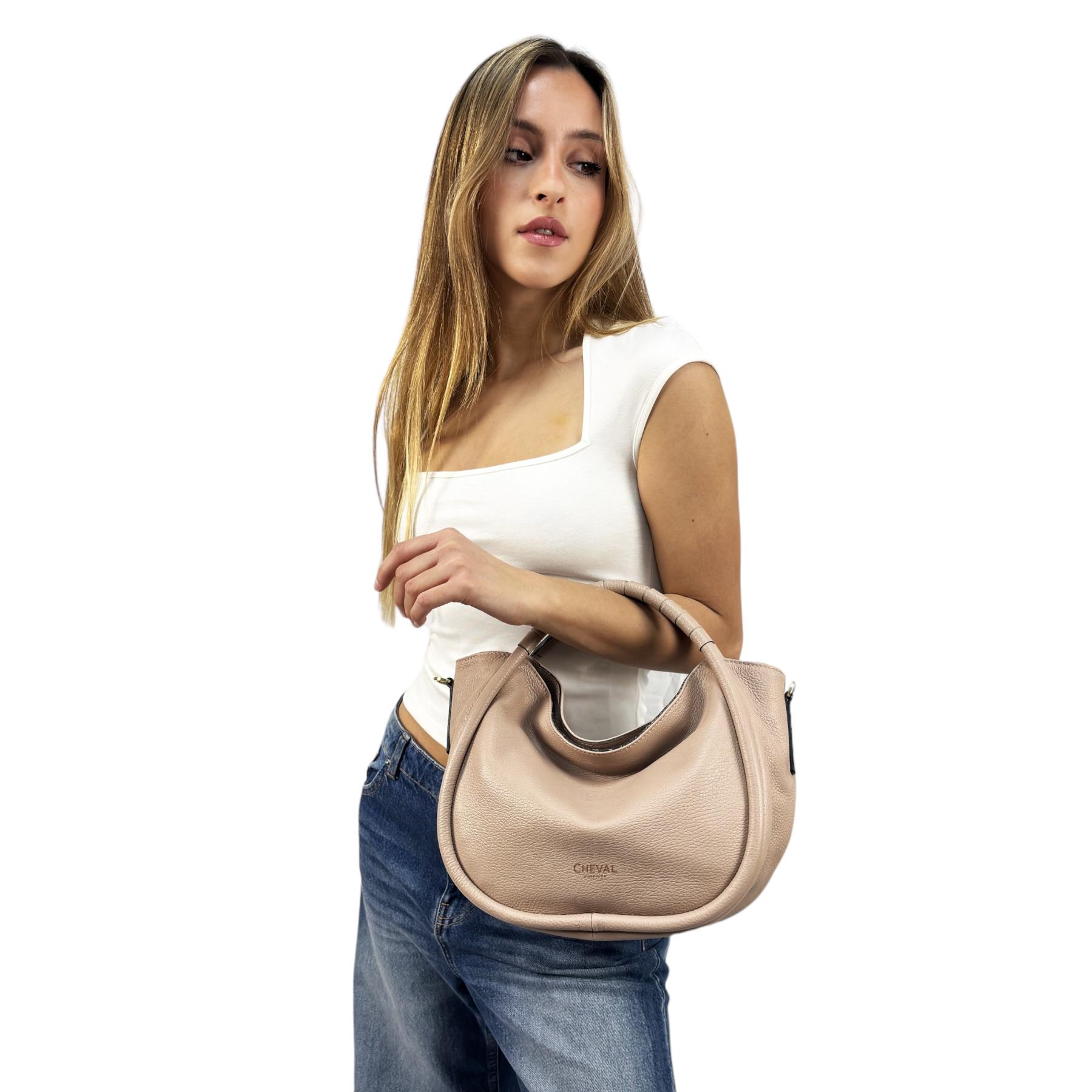 Borsa a mano Cheval Firenze Grace Mini Rosa Cipria