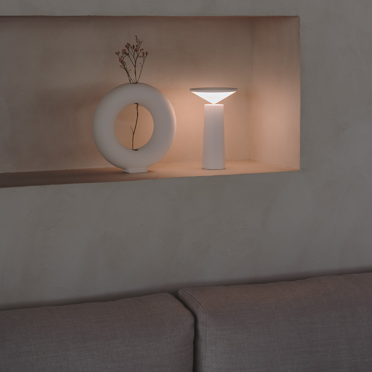 LEDS C4 Sobremesa COCKTAIL LED 3.5 Blanco cálido - 2700K TOUCH DIMMING Blanco 154lm