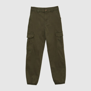 Pantalone cargo in cotone