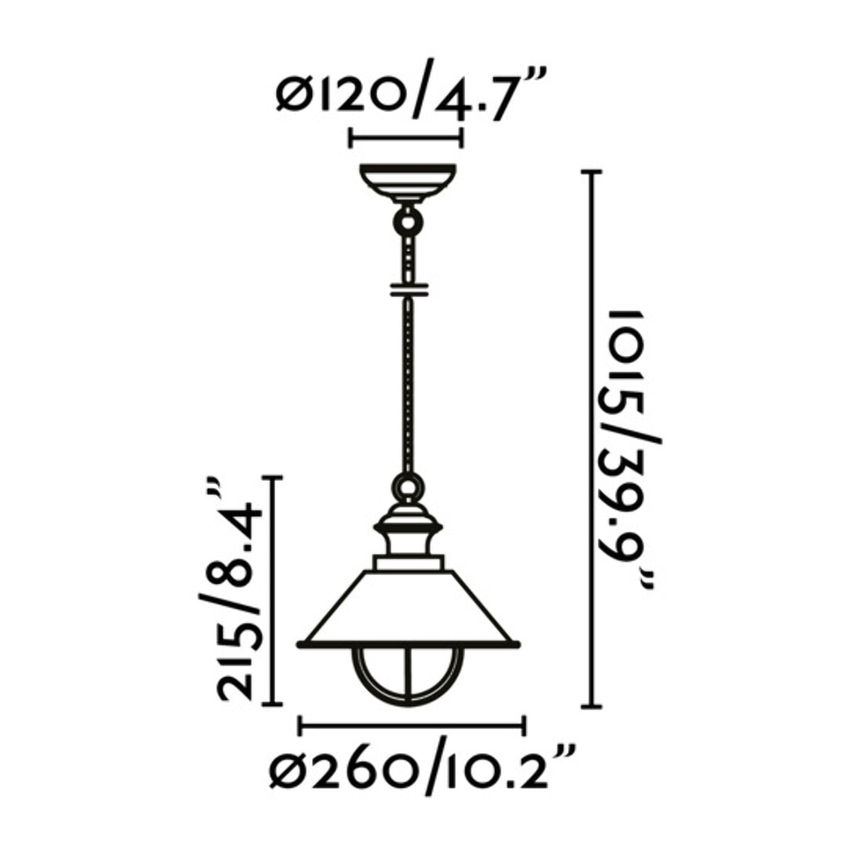 NÁUTICA-P Lampe suspension blanche et cuivre