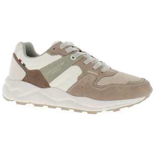 Armata di Mare Scarpe Uomo Sneakers Casual Stringate con Soletta Rimovibile in Memory Foam AMU 1L910 Beige