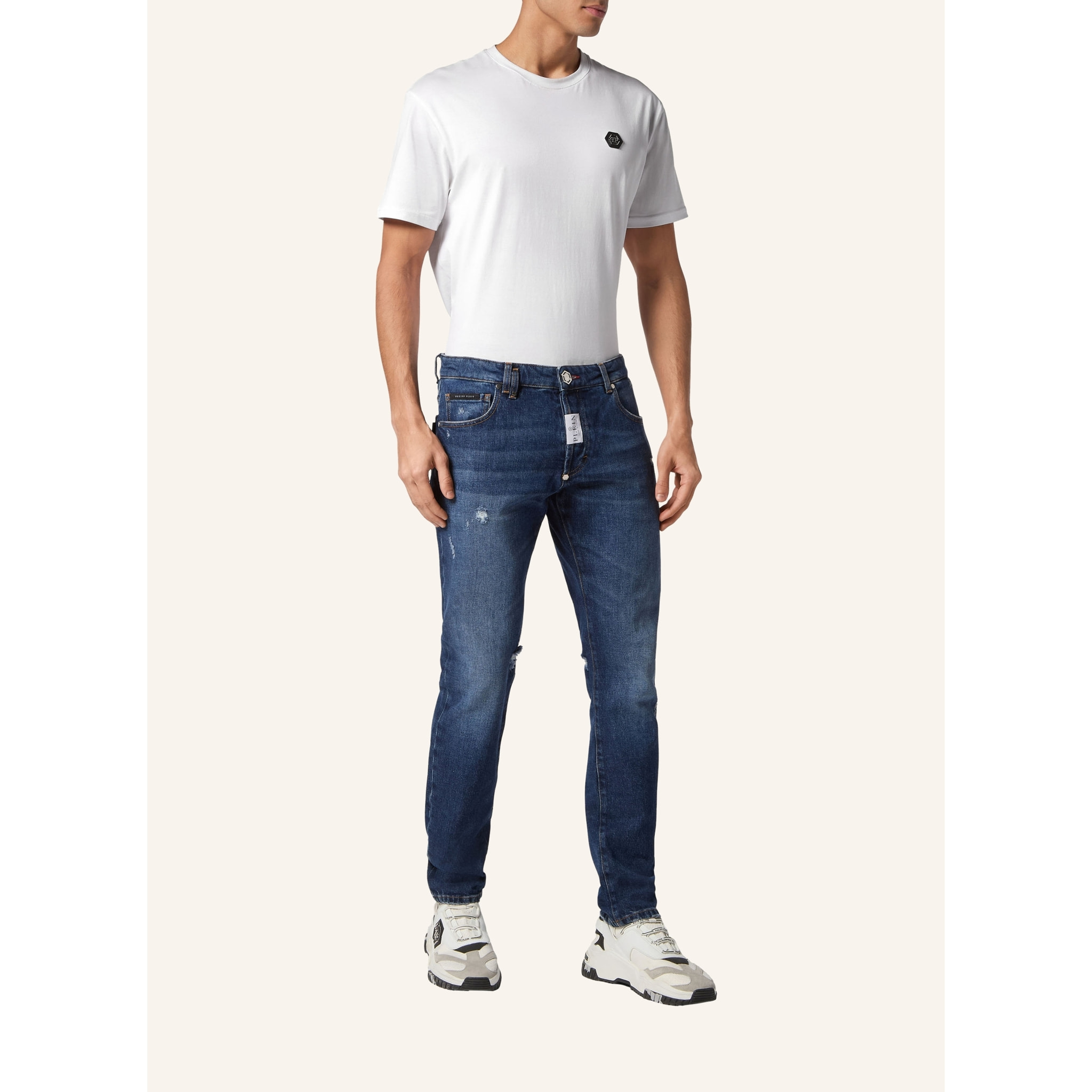 PHILIPP PLEIN Vaqueros de corte recto