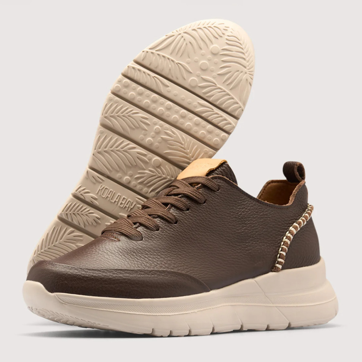Sneaker Piel Marrón Chocolate - Morella