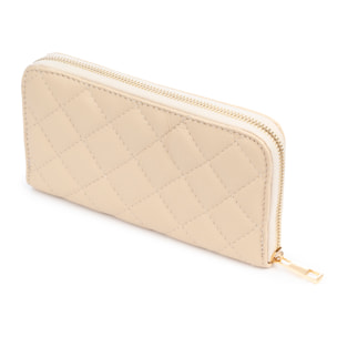 Andali portafoglio donna. Pelle autentica finitura Dollaro.