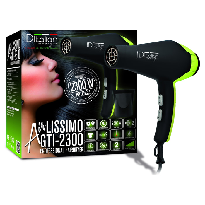 Sèche-cheveux gti 2300 airlissimo vert2300w