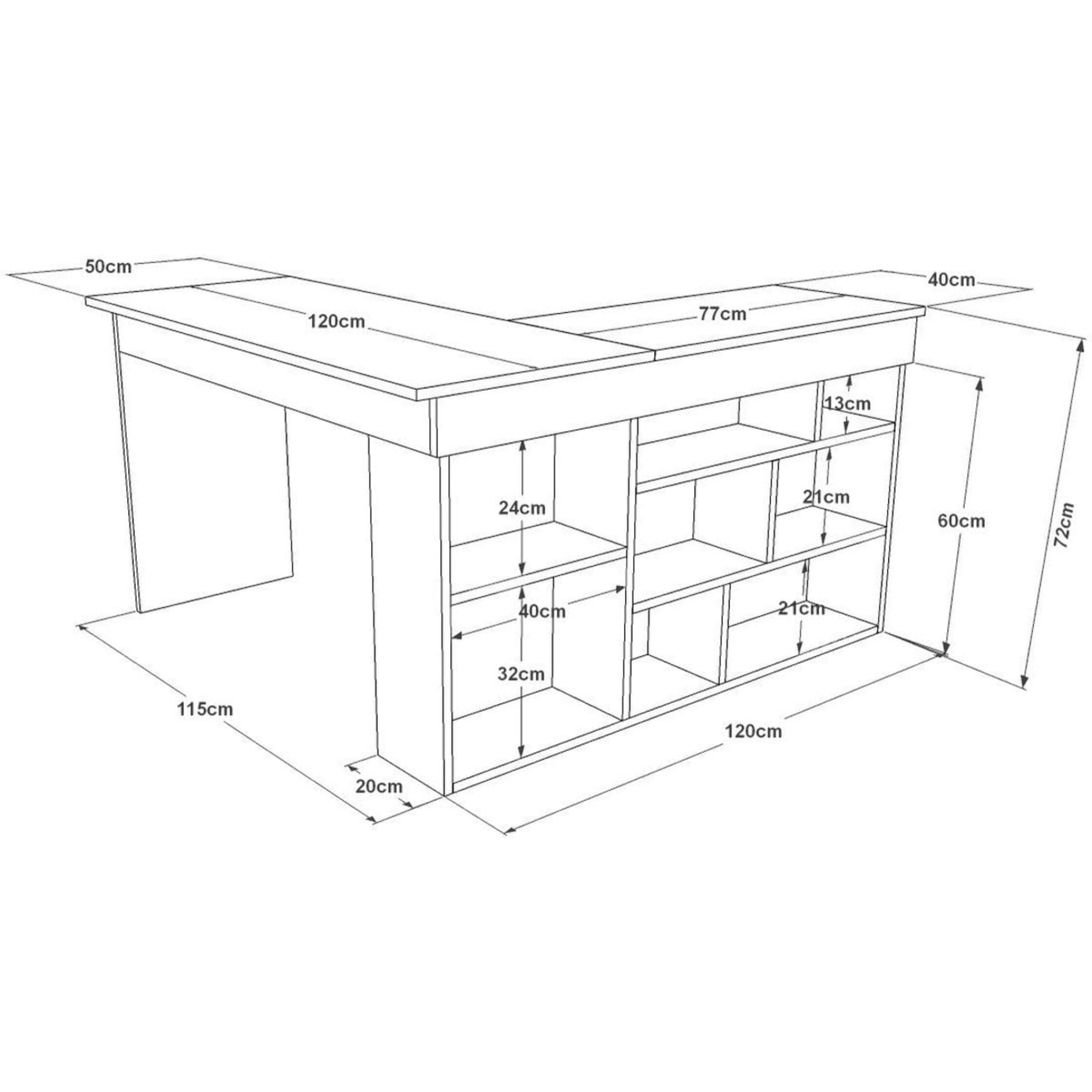 Bureau d'angle - ELYRA