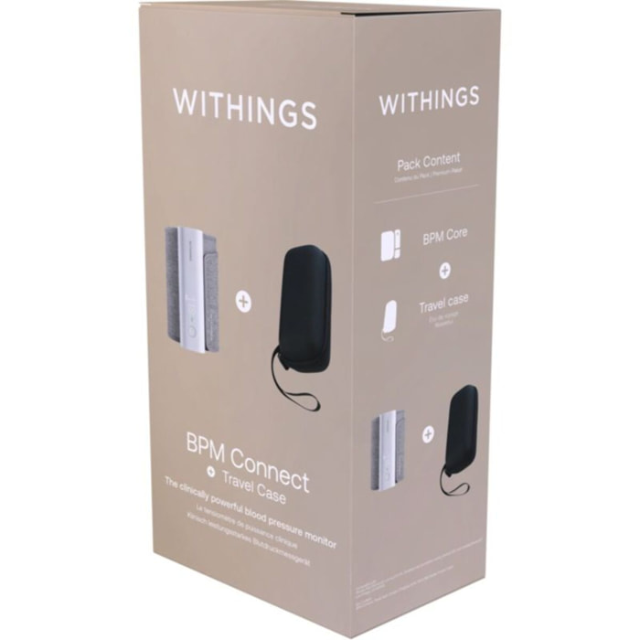 Tensiomètre WITHINGS BPM Connect + Travel Case