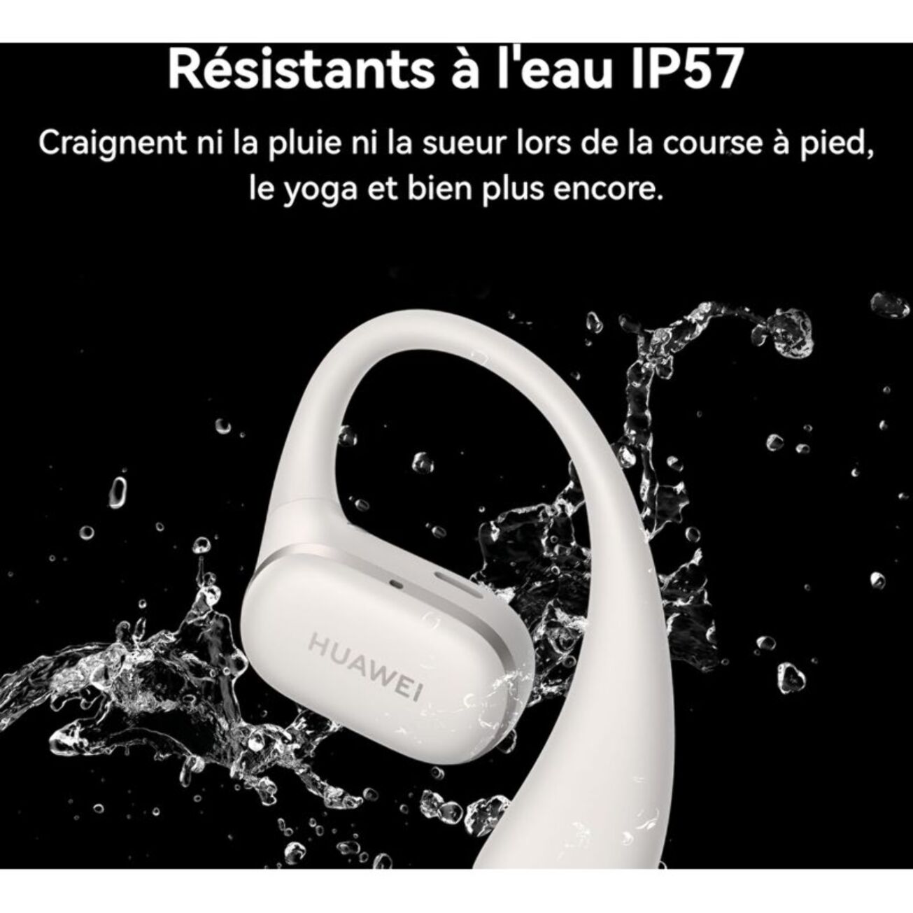 Ecouteurs HUAWEI FreeArc Gris