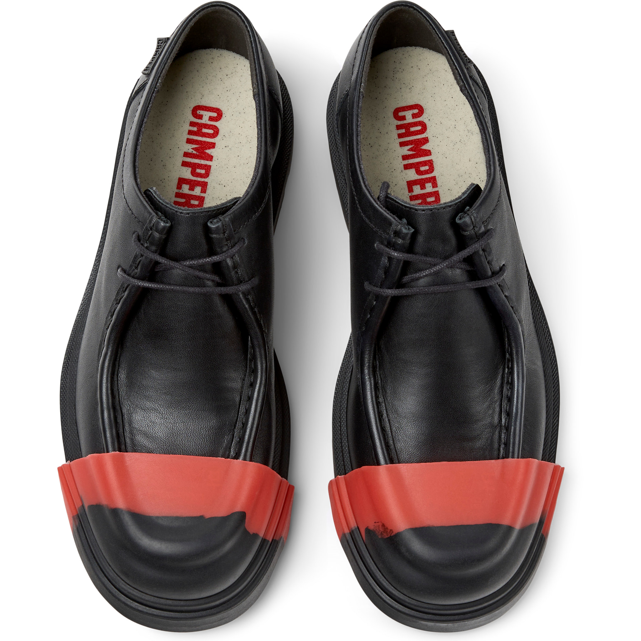 Scarpe stringate - CAMPER Junction - Nero - Pelle liscia