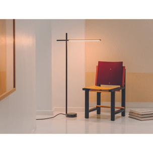 Ledsc4 LedsC4 - Lámpara de Pie LED Interior/Exterior, Diseño Moderno y Funcional, Eficiencia Energética, 2700K-4000K, Negro, Versátil y Duradera, Fácil Instalación
