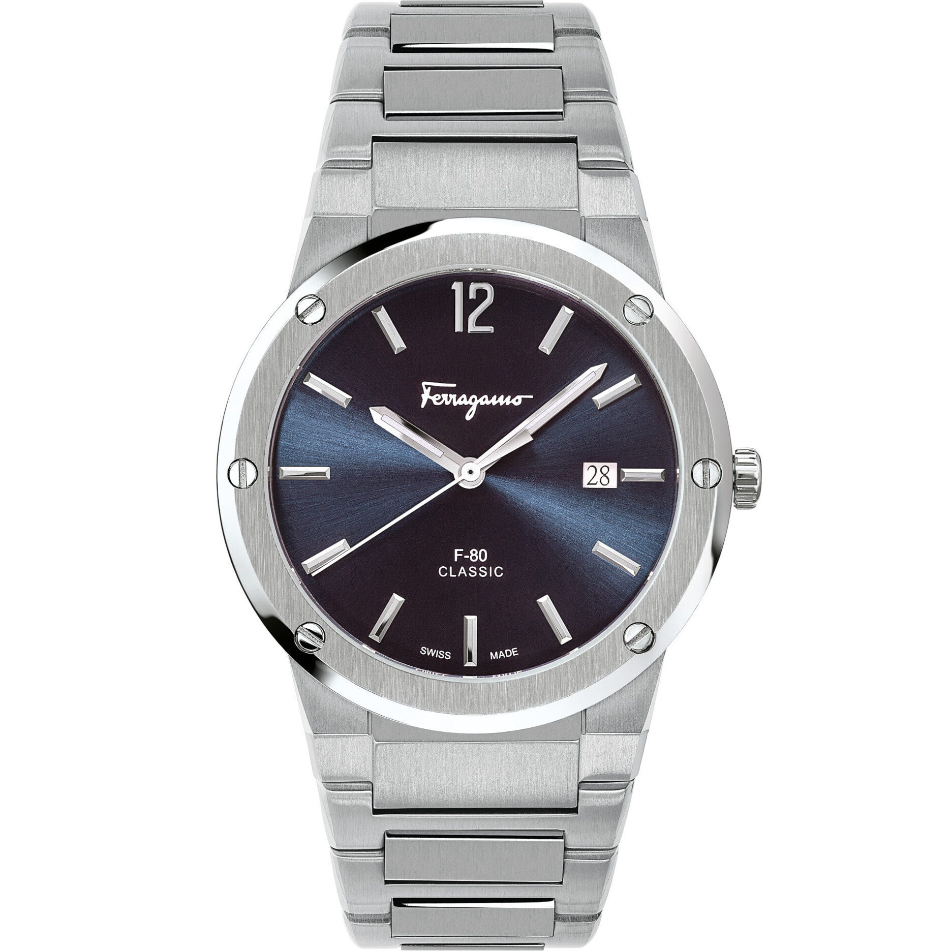 Ferragamo Reloj Analógico De Cuarzo. F-80 Classic