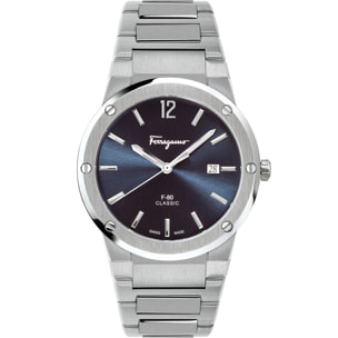 Ferragamo Reloj Analógico De Cuarzo. F-80 Classic