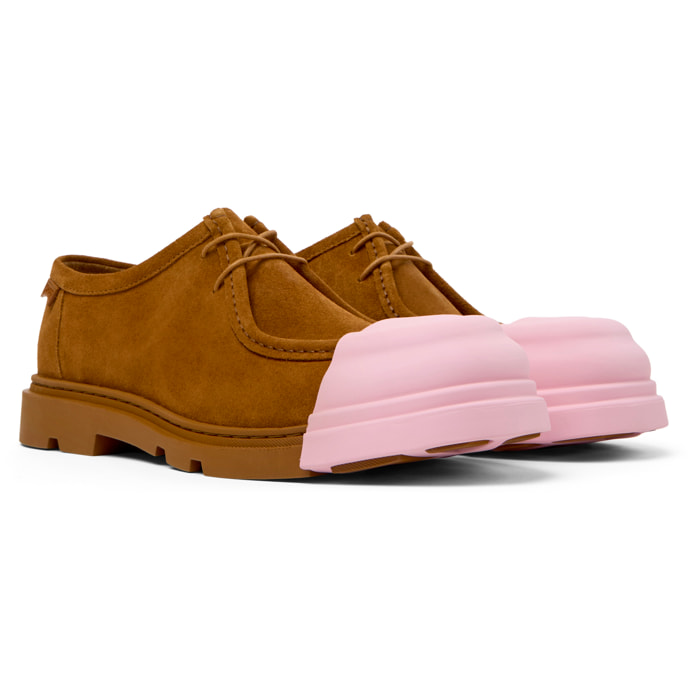 Zapatos de cordones - CAMPER Junction - Marron - Piel de ante