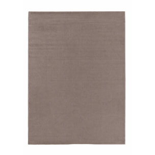 NUBE - Tapis doux et moelleux à poils courts taupe