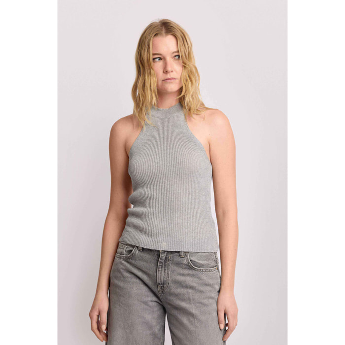 Kocca - Top con scollo all'americana Donna, Tinta unita, Scollo americano