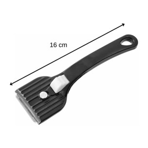 Racloir pratique en acier Lot de 2, 16 cm racloir anti-rayures et multifonction pour un usage quotidien Fackelmann Tecno