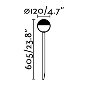 PICCOLA Estaca blanca