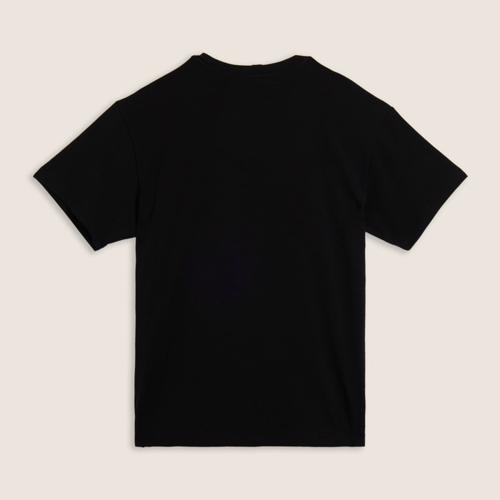 T-shirt con cuciture a blocchi e inserto a contrasto