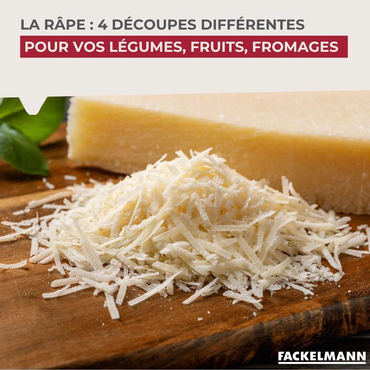 Set 3 en 1 Bol à Mixer, Râpe et Passoire 26 cm Fackelmann