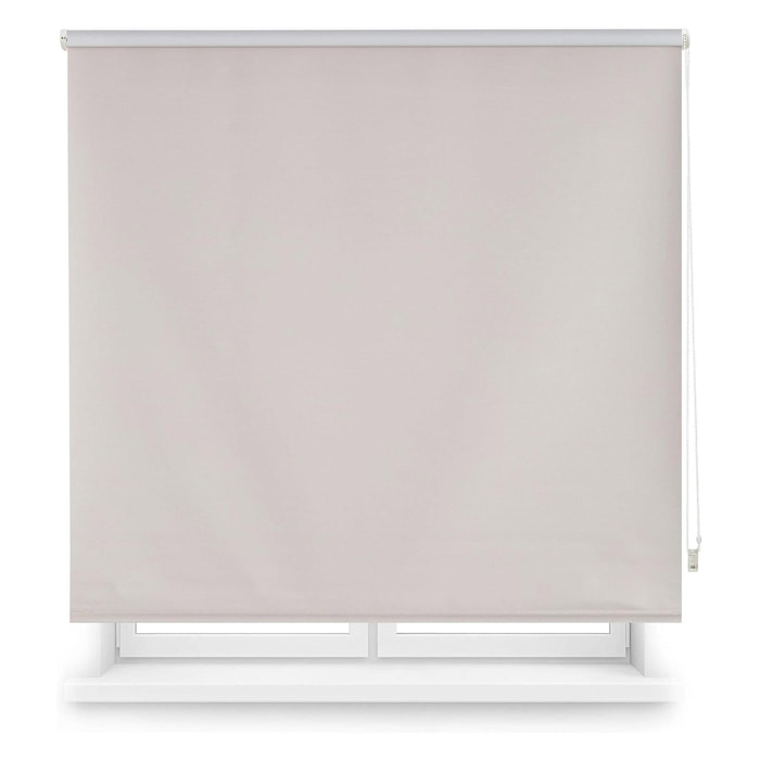 Well home estor enrollable opaco liso - gris 180 x 110cm (ancho x largo)/tamaño de la tela 177 x 105cm