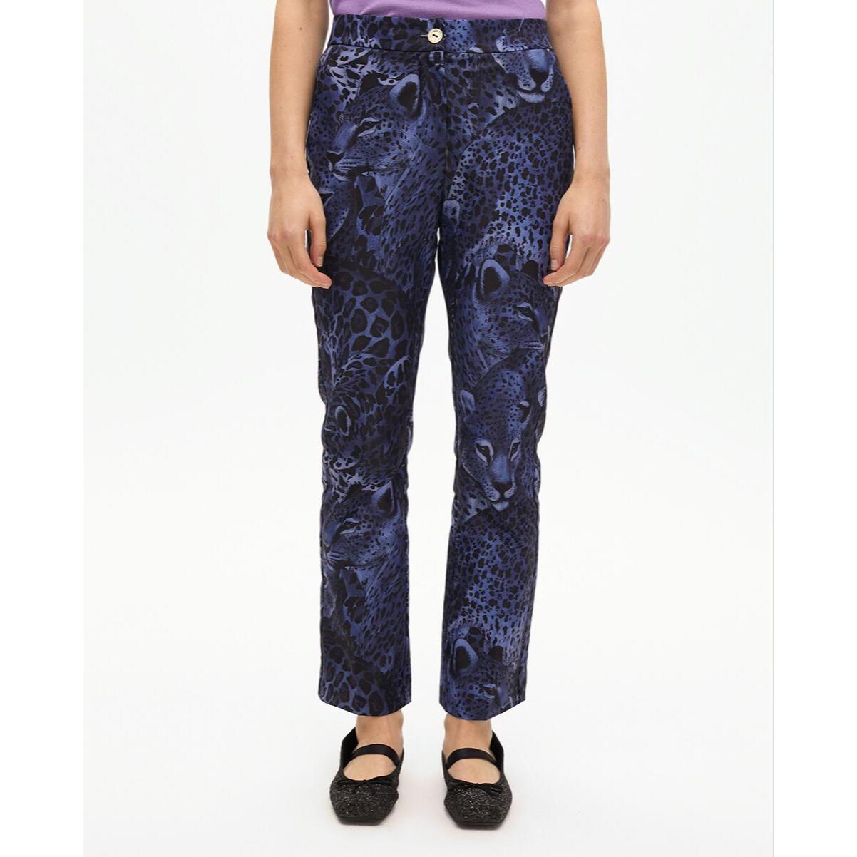 Pantaloni da completo animalier