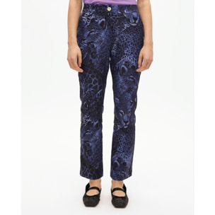 Pantaloni da completo animalier