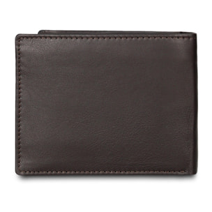 Portafoglio uomo vera pelle - Modello Umbria Nova - Casual - 12.0 x 10.0 x 2.5 cm