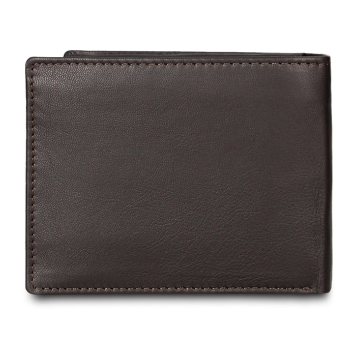 Portafoglio uomo vera pelle - Modello Umbria Nova - Casual - 12.0 x 10.0 x 2.5 cm