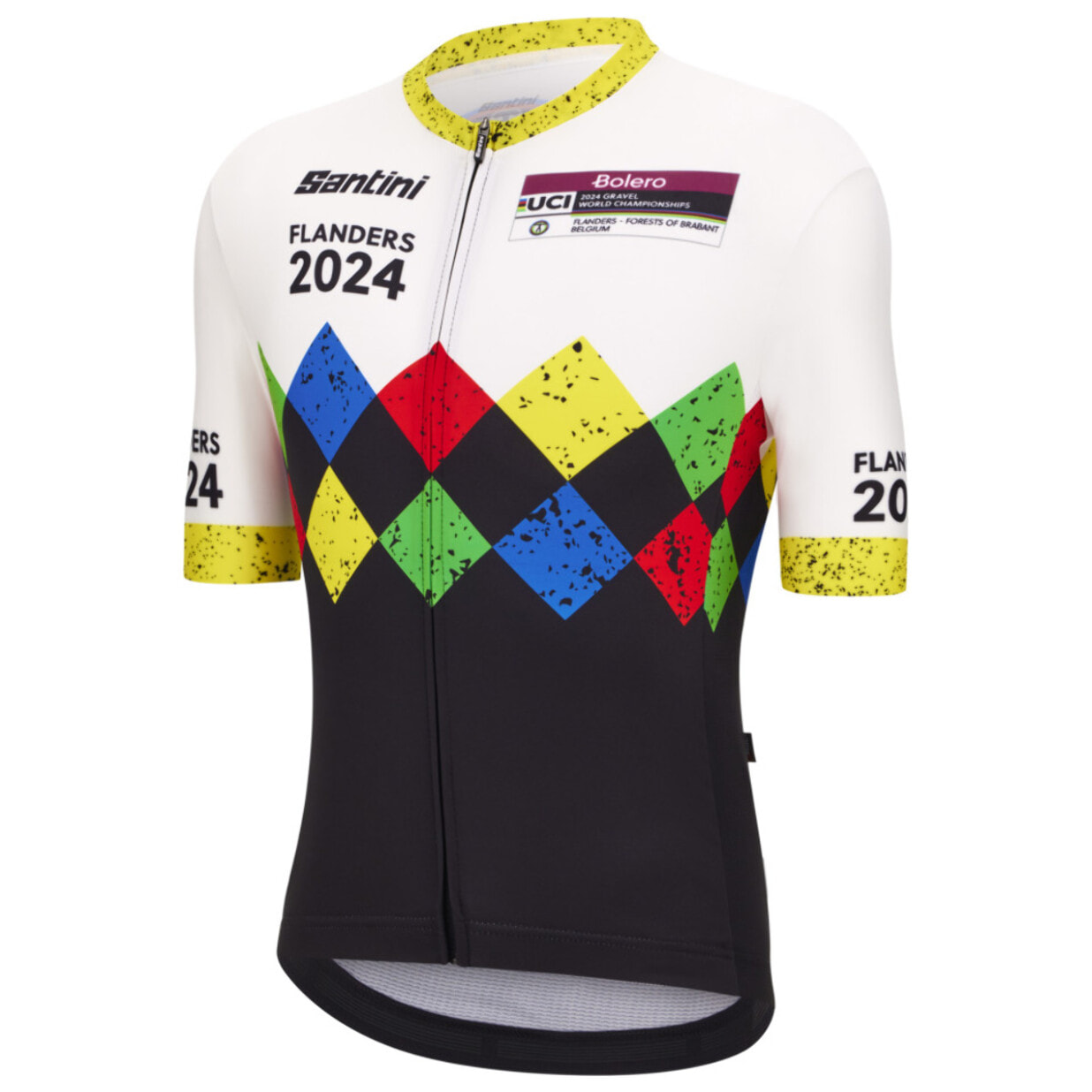 2024 Uci Gravel World Championships - Maillot Unisex Leuven - Noir - Unisex