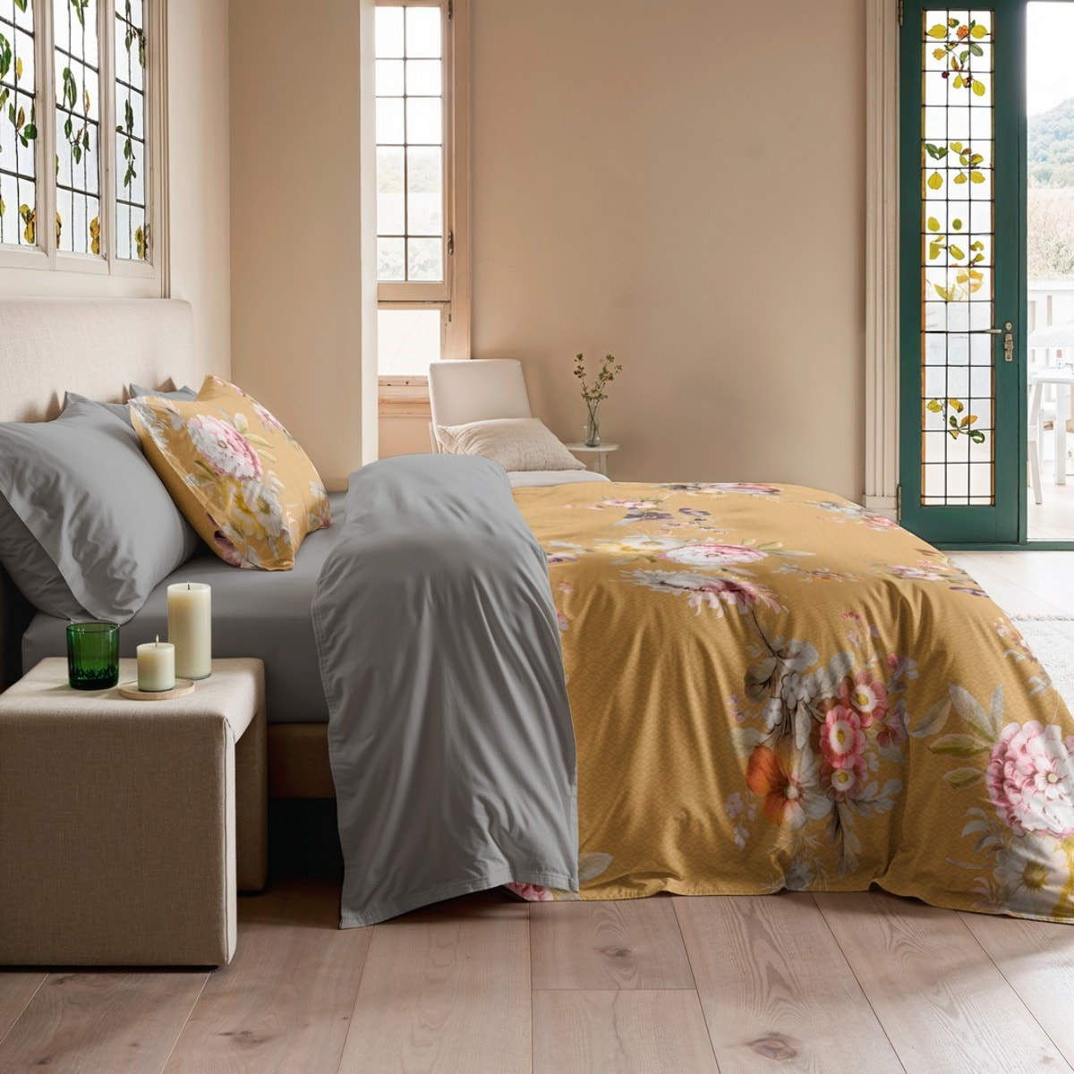Housse de couette novi ocre