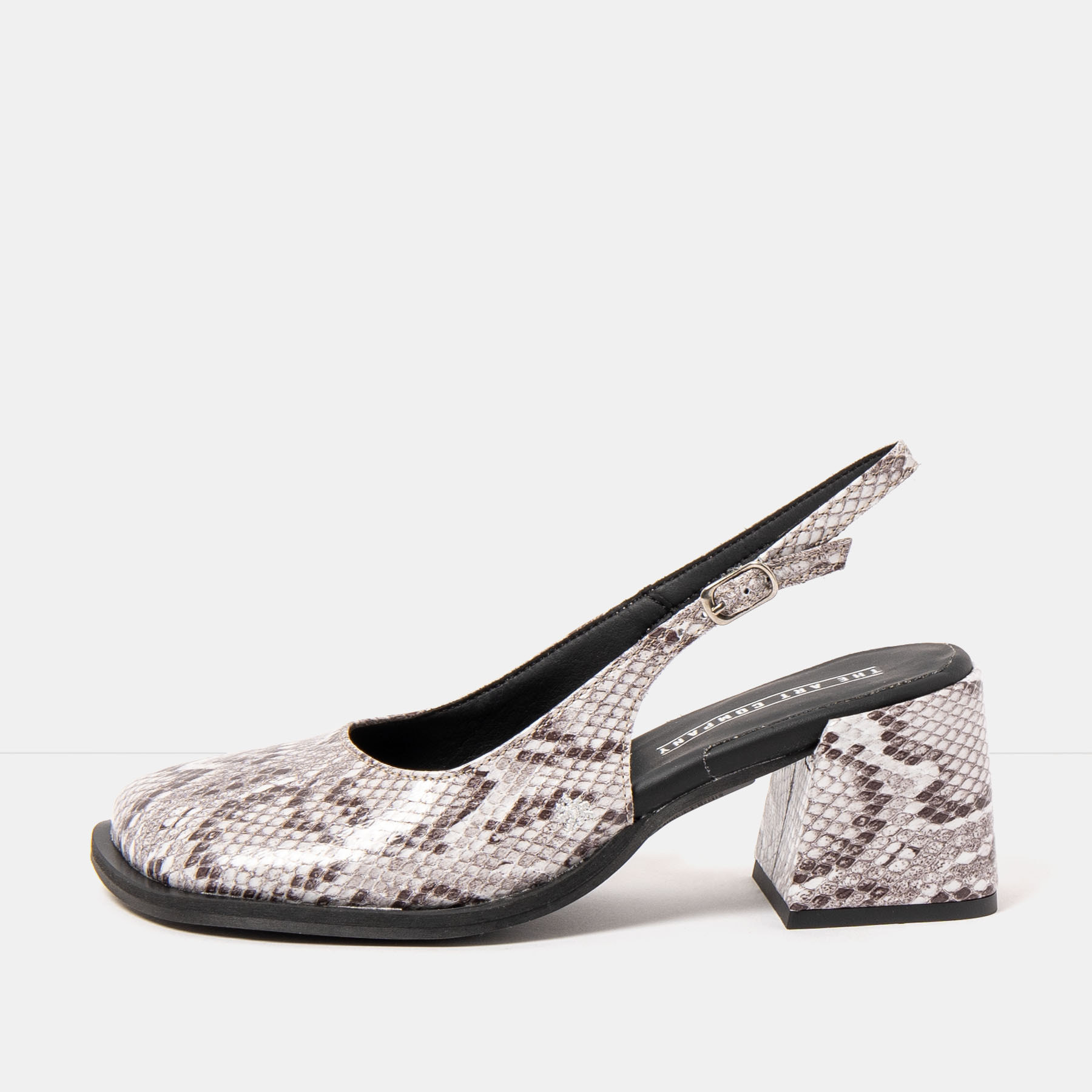 Sandalias con tacón 2012S SNAKE WHITE / VERONA color White