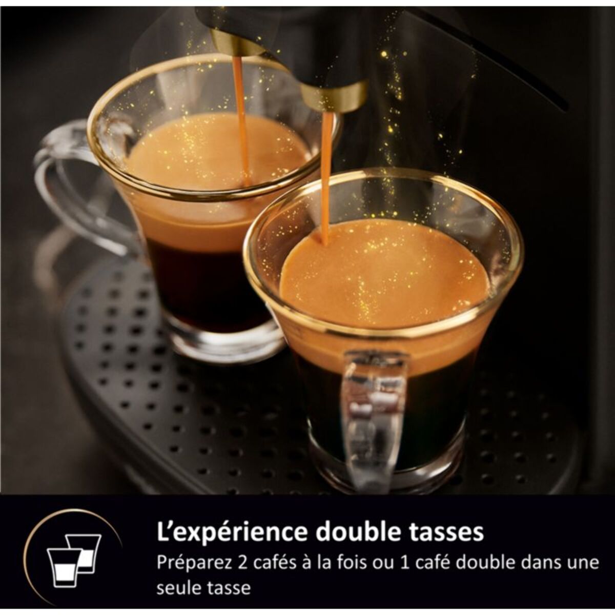 Cafetière à dosette PHILIPS LM9012/00 L'Or Barista Sublime Blanc Satin, 19 bars