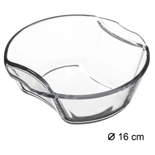 Petit plat rond 16cm verre