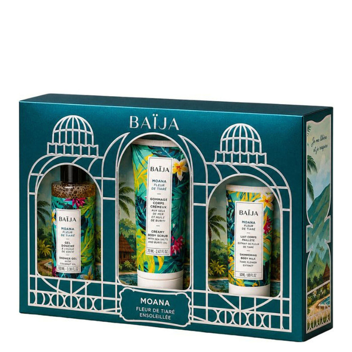 Moana - Coffret Gel Douche 100 ml + 2 Produits