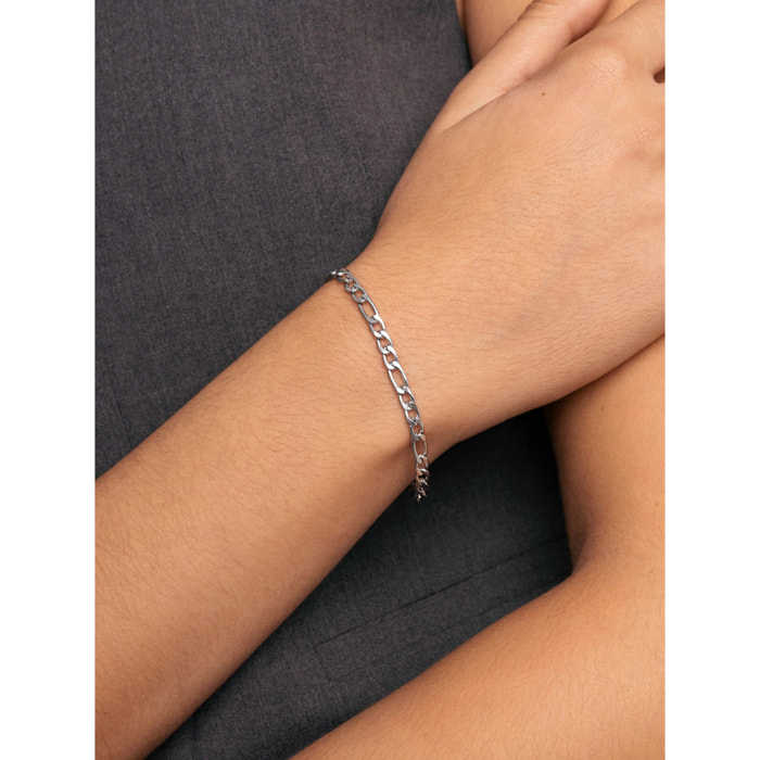 Pulsera Figaro Acero