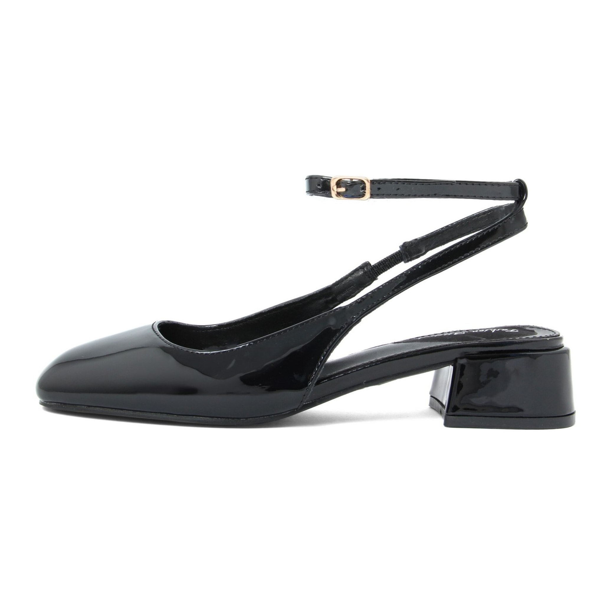 Slingback Donna colore Nero-Altezza tacco:4cm