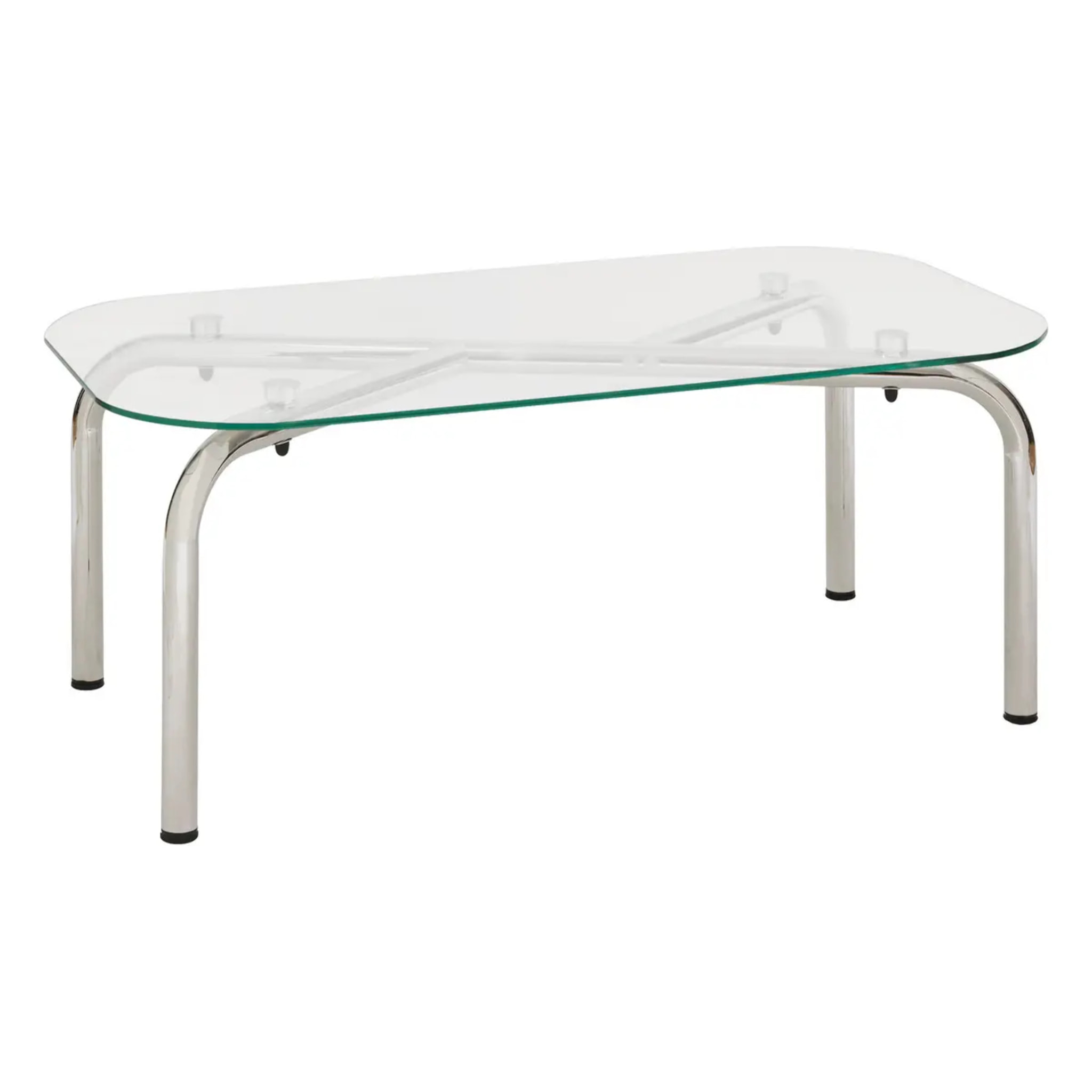 Table basse Hecate argent 110x60cm