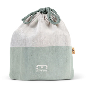 Sac repas taille L Pochette L Vert Natural