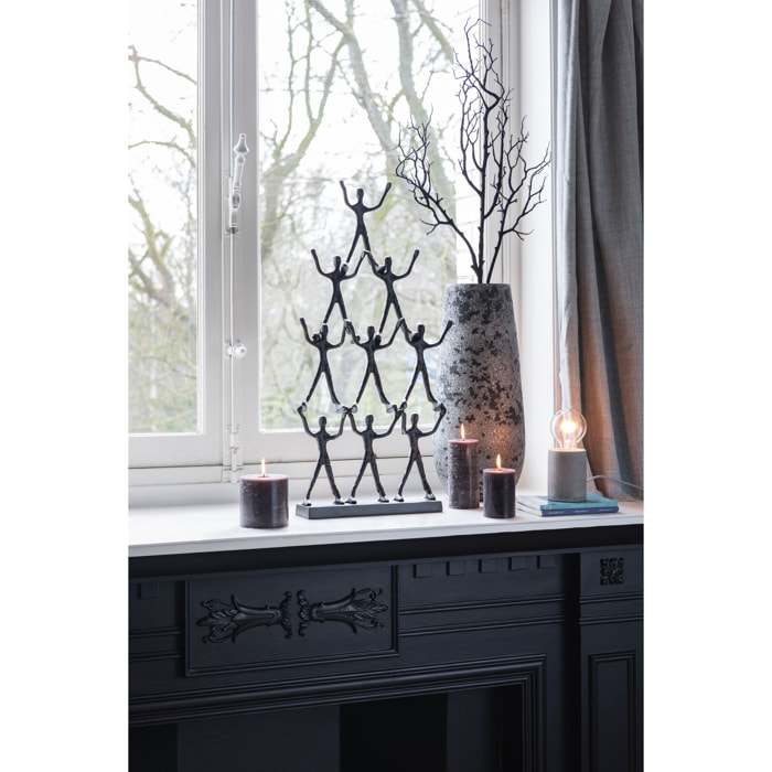 J-Line Bougie Cylindre Granit -64H