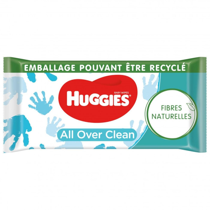 Pack de 3 - Huggies - ALL OVER CLEAN - Lingette bébé x 56