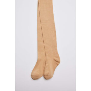 Collant classico color cammello per bambini