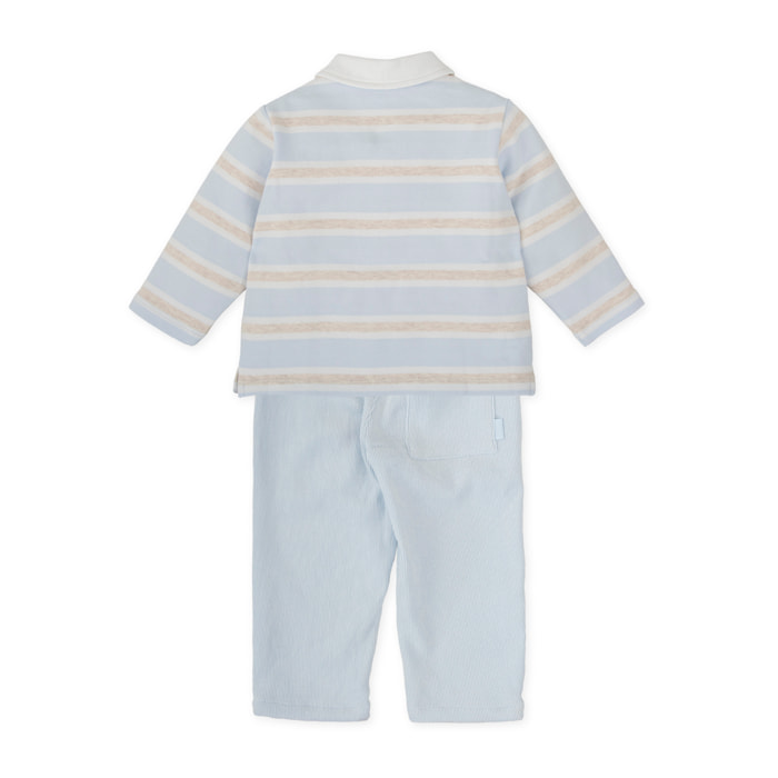 CONJUNTO NIÑO AZUL CIELO - Azul cielo