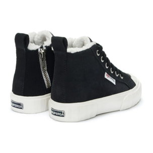 Sneakers Superga Bambino/a Blu 2696 Kids Stripe Suede