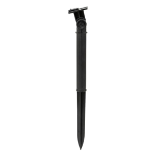 Guirlande d extérieur solaire "Soa" noir & blanc H800cm