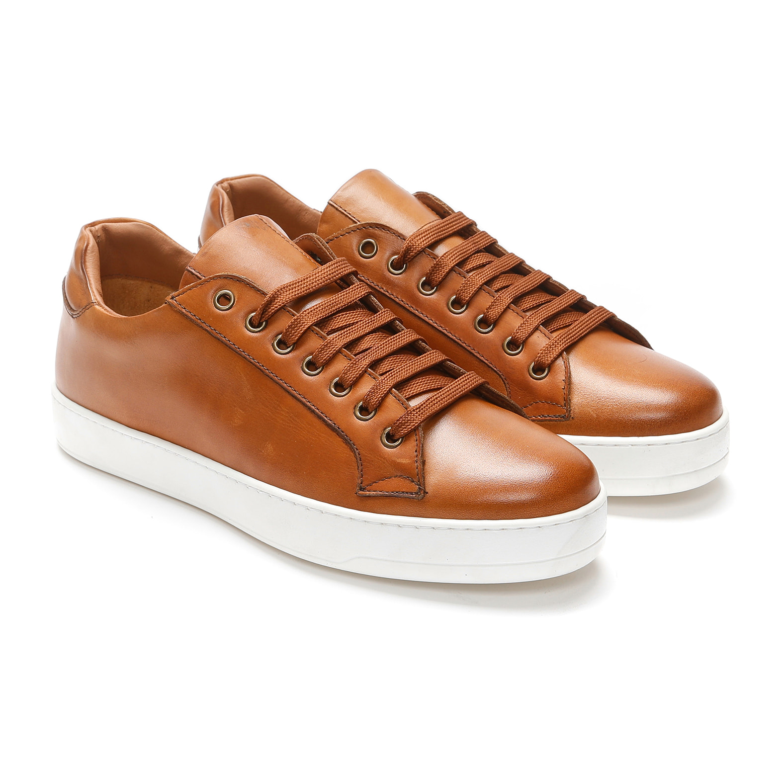Sneaker British Passport marrone tan