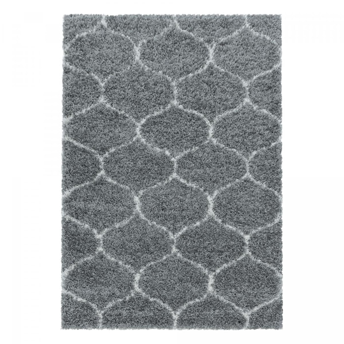 Tapis shaggy tissé motif scandinave SANI