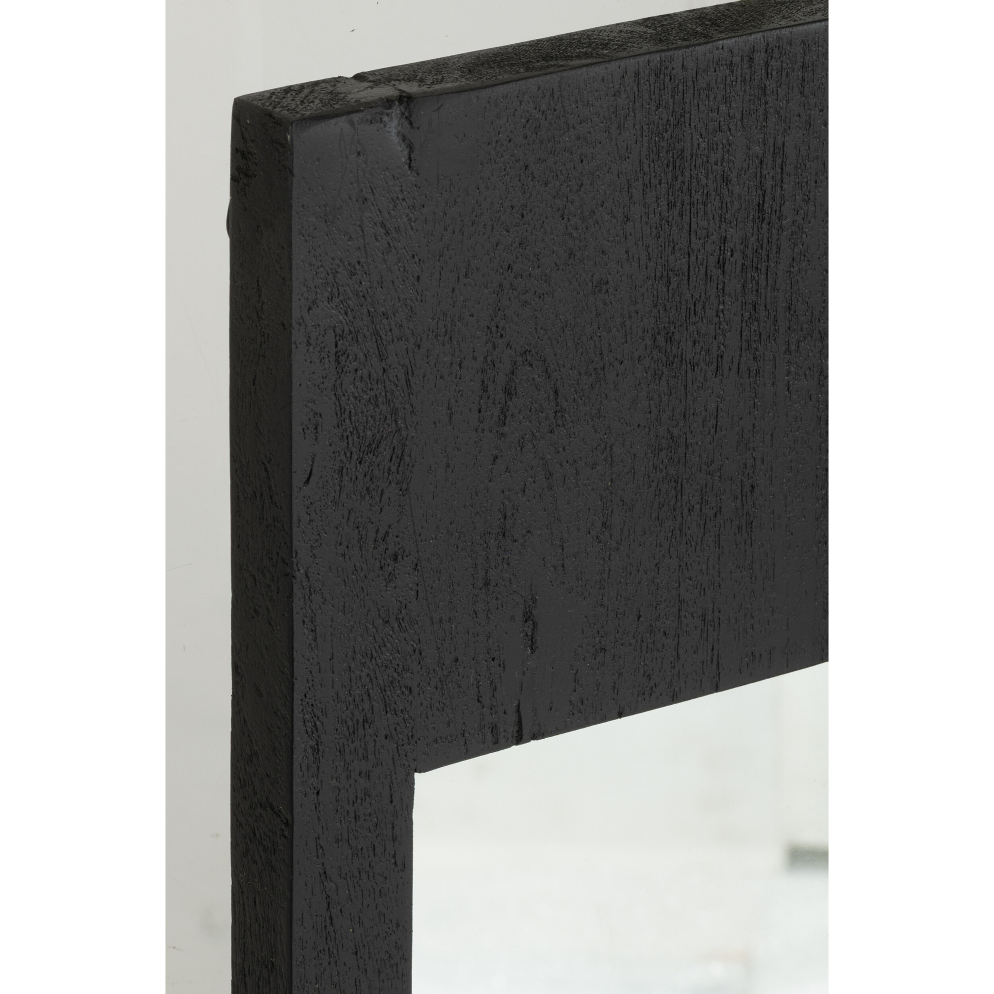 J-Line Miroir Mural - bois - noir - small